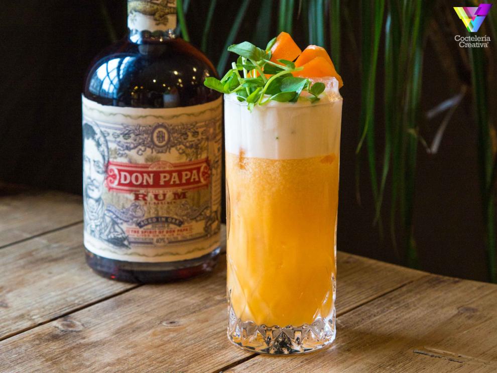 imagen de botella don papa 7 con cóctel Vitamina DP