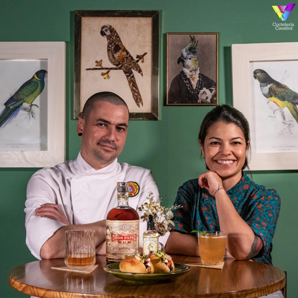 imagen Mary Giraldo y Nuno Costa - Don Papa GastroTour 2021