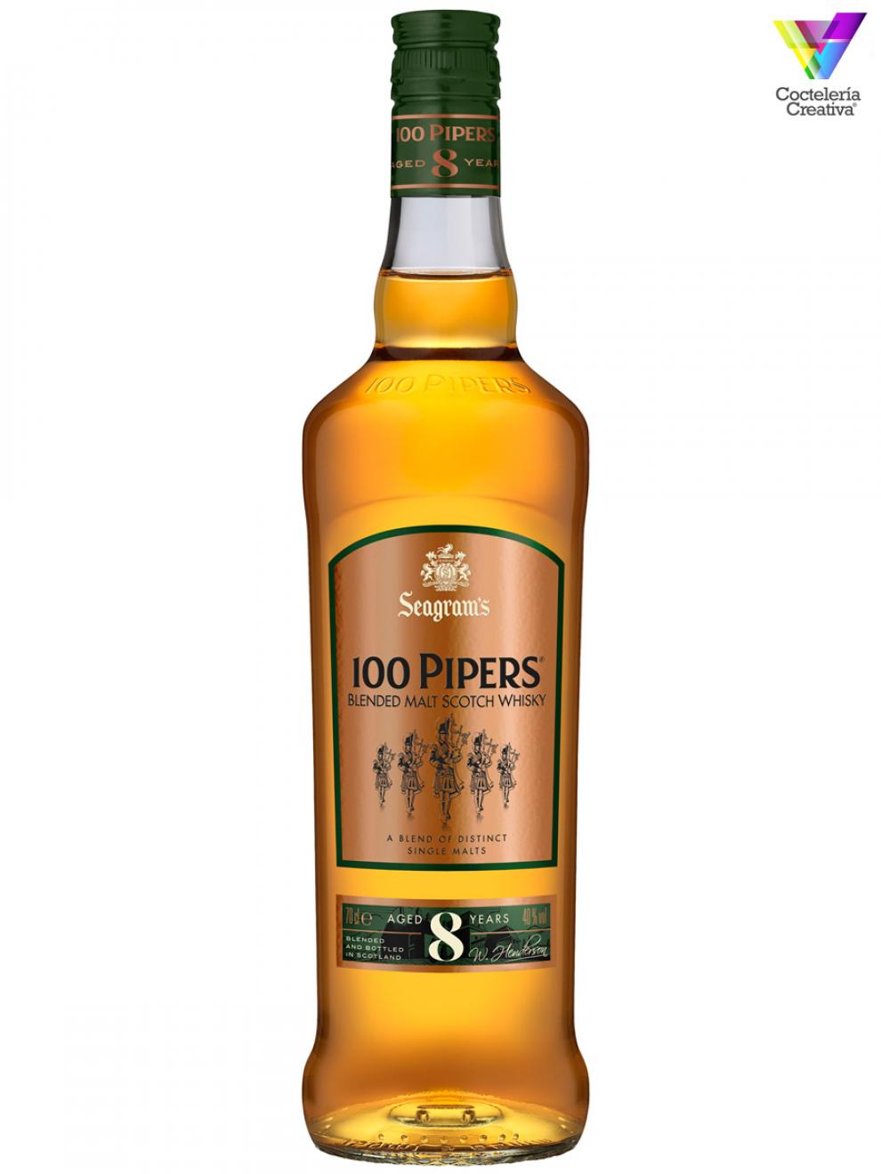 Botella de la Edición Especial 100 Pipers 8 años Botella de la Edición Especial 100 Pipers 8 años
