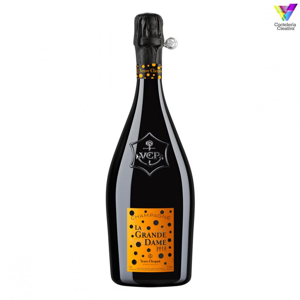 La Grande Dame 2012: botella por Yayoi Kusama