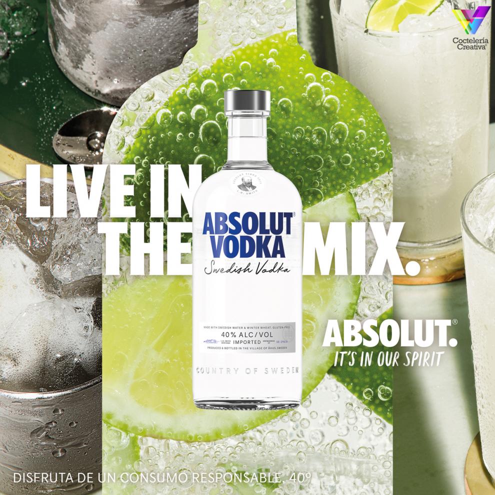 Imagen del nuevo diseño de Absolut Vodka Imagen del nuevo diseño de Absolut Vodka