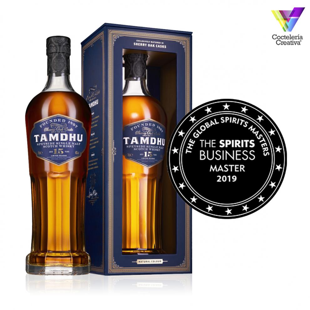 Tamdhu 15 Year Old con sello del premio imagen Tamdhu 15 Year Old con sello del premio