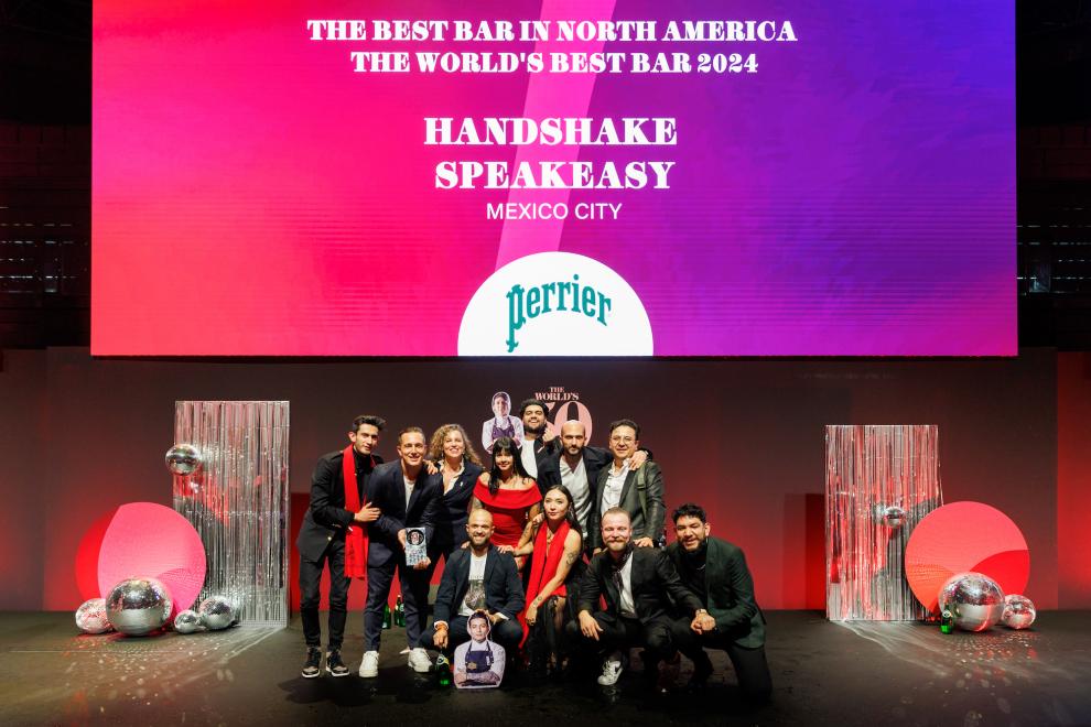 imagen equipo del Handshake Speakeasy de México, Mejor Bar según los 50 Best Bars 2024