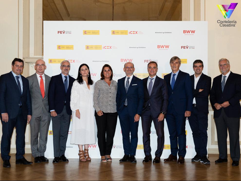 barcelona wine week imagen de directivos presentacion de barcelona wine week en madrid