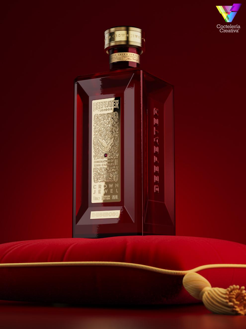 imagen botella de la edición especial de Beefeater Crown Jewel