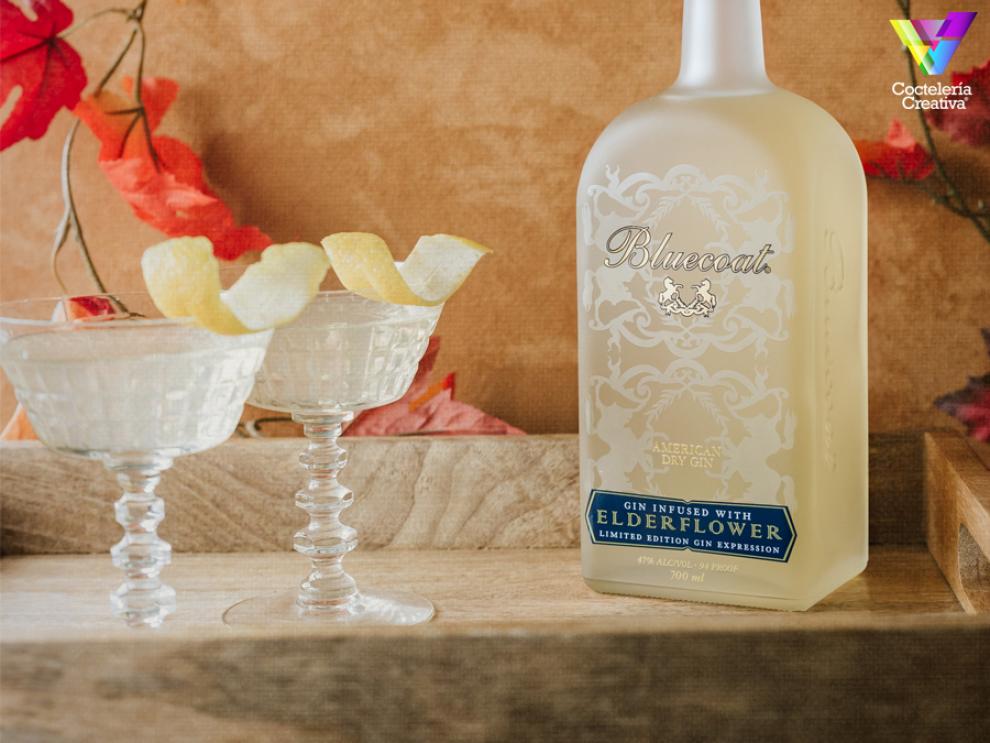 imagen bodegón Bluecoat Elderflower Gin