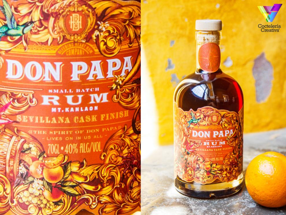Don Papa Sevillana, ron súper premium con acento español Coctelería