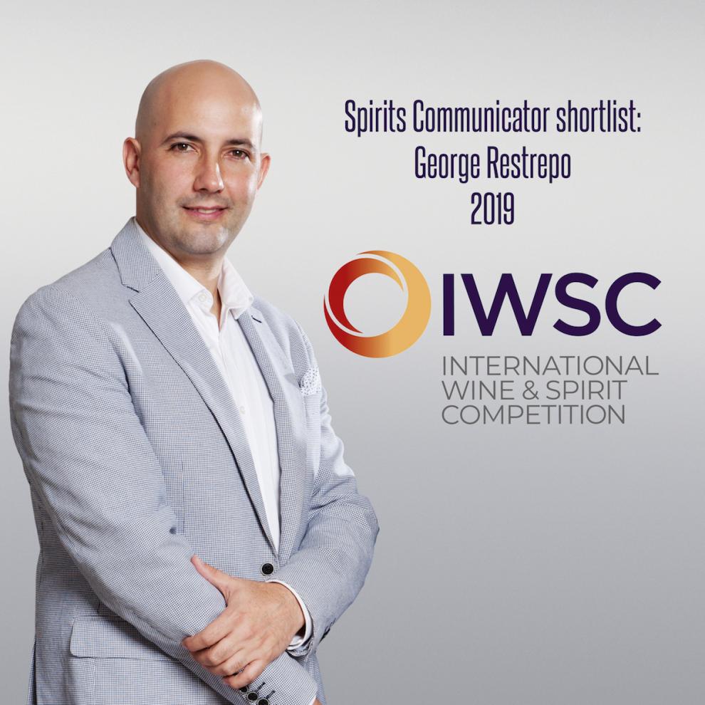 imagen George Restrepo nominado IWSC Spirits Communicator 2019