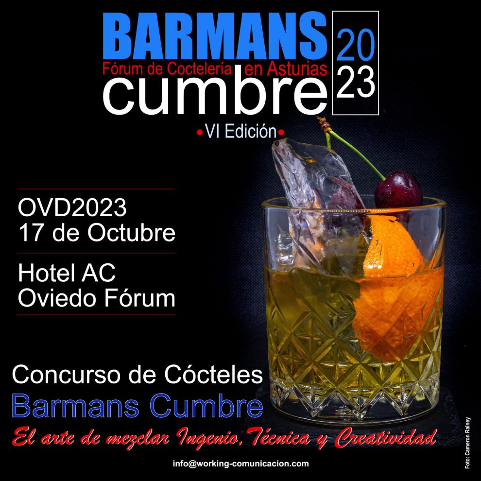 imagen cartel Concurso de Cócteles Barmans Cumbre 2023