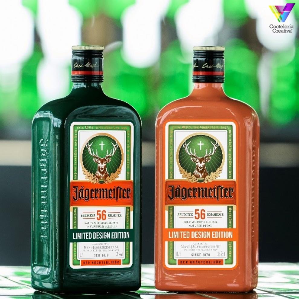 imagen de la edición limitada Jägermeister con colores de la marca