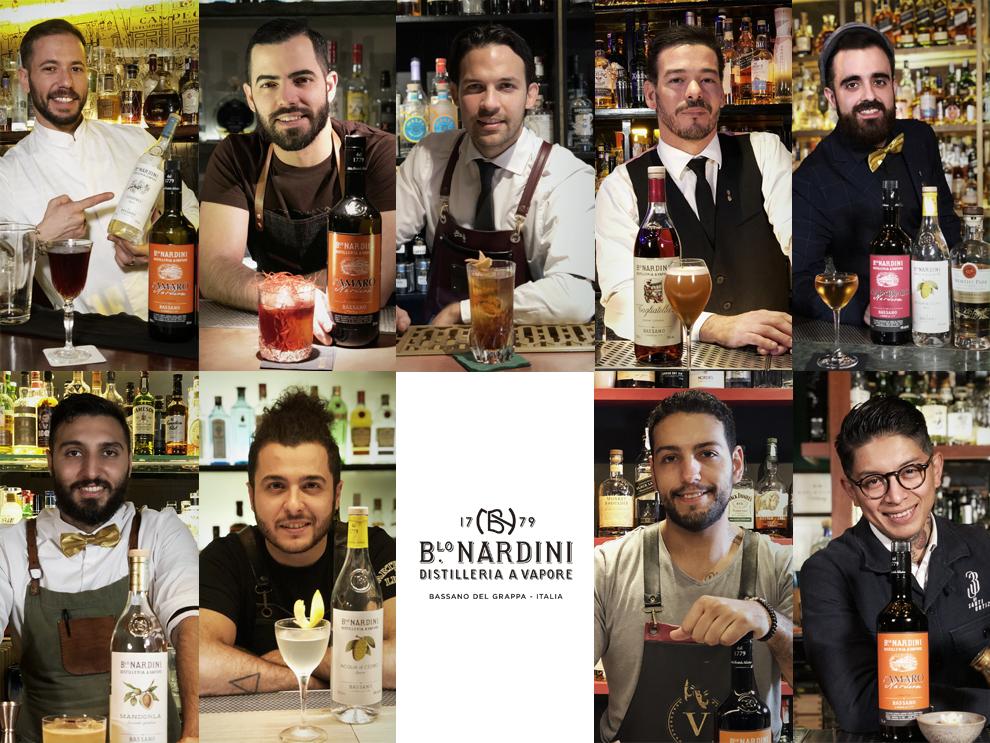 Los 9 Magníficos de Nardini imagen bartenders los nueve magnificos de nardini