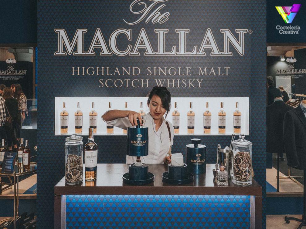 maxxium the drinks show 2019 stand de maxxium españa con the macallan en la edición de the drinks show 2018