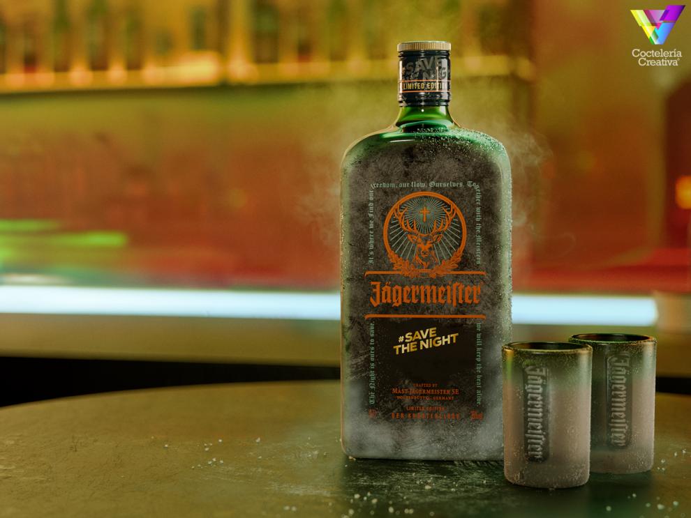 Botella Edición Limitada de Jägermeister #Savethenight