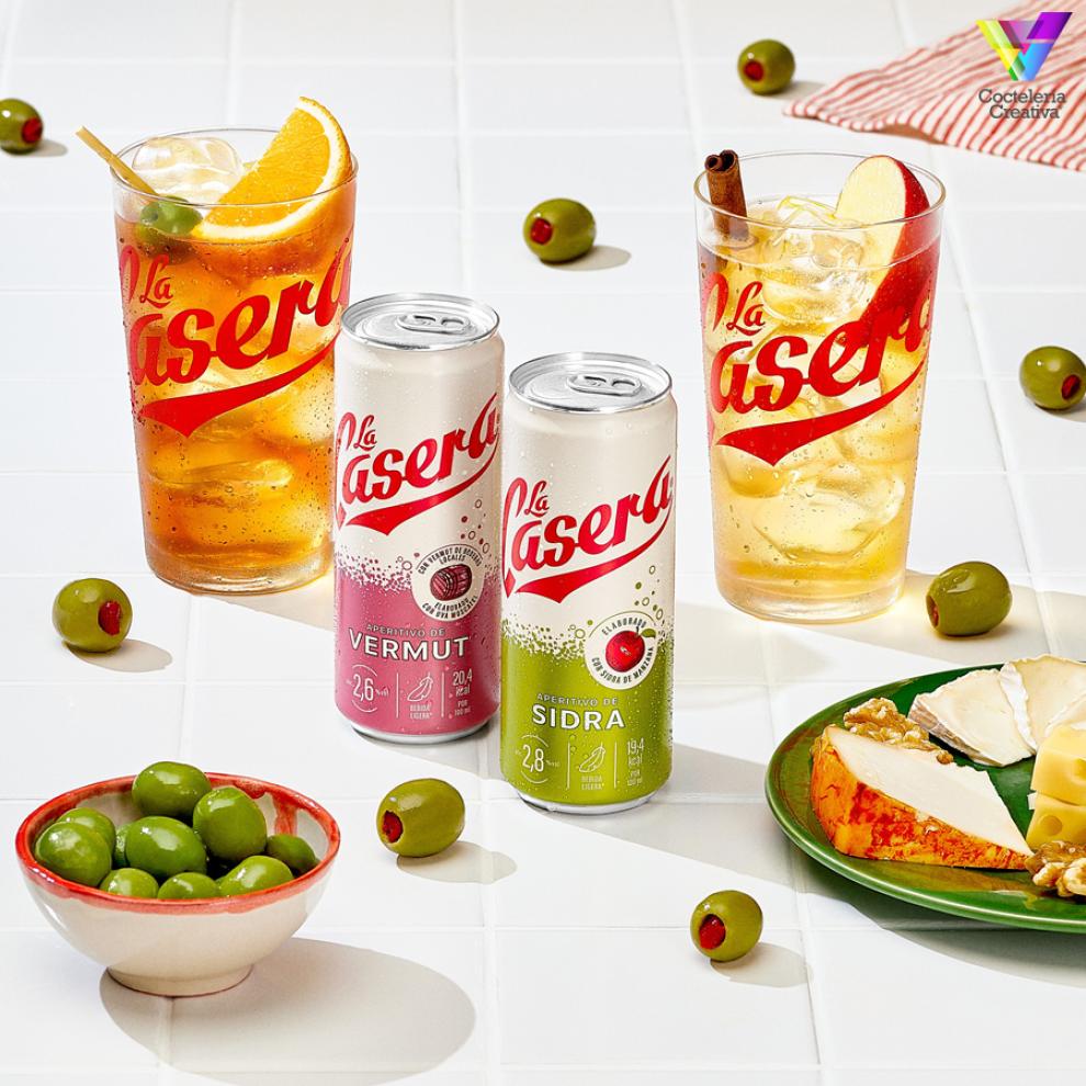 imagen nuevos aperitivos de vermut y sidra de La Casera