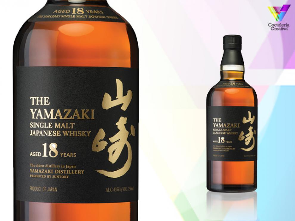 Yamazaki Single Malt 18 a os Cocteler a Creativa