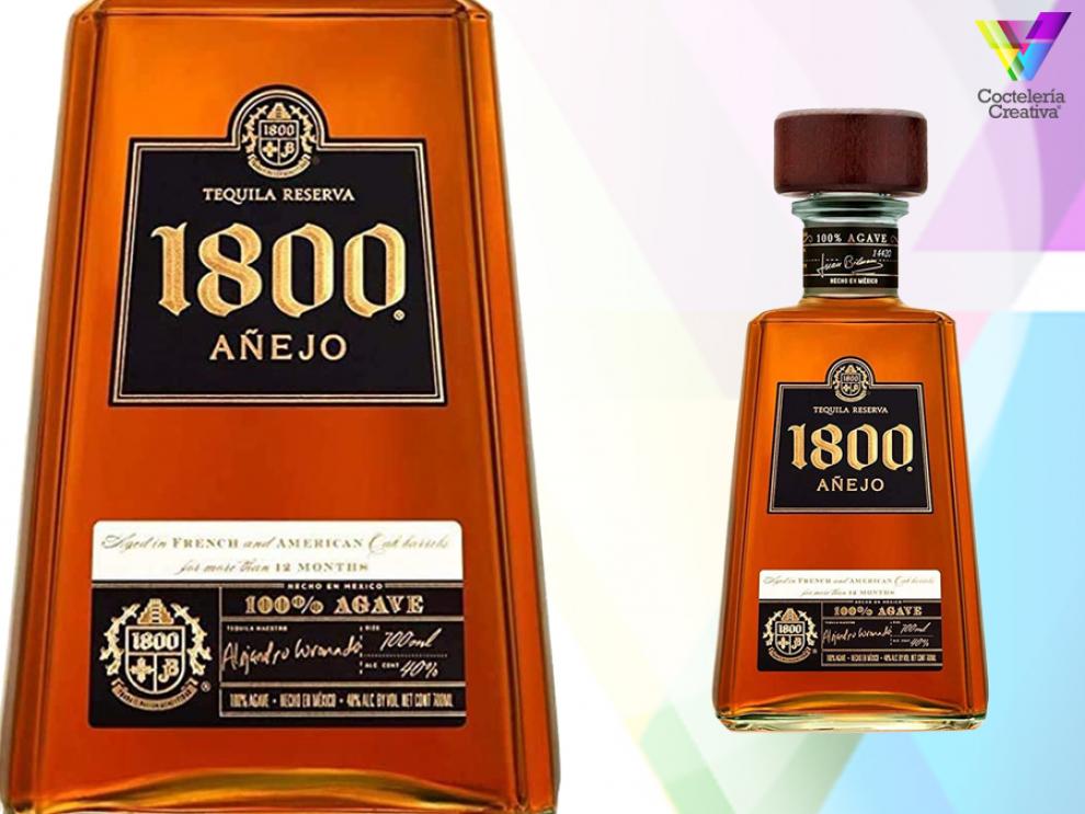 imagen botella Tequila 1800 Añejo