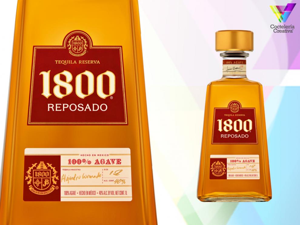 imagen botella Tequila 1800 reposado