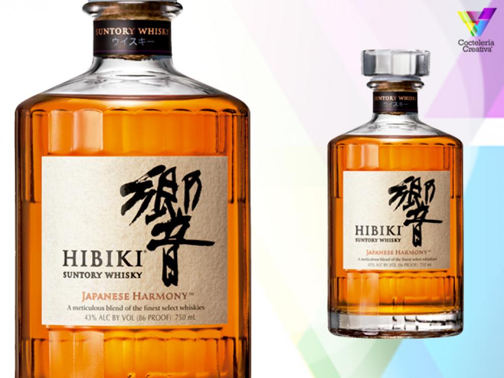 Imagen botella whisky japonés hibiki