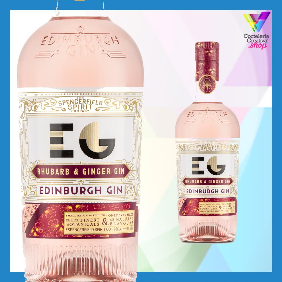 Edinburgh Rhubarb & Ginger Gin | Coctelería Creativa