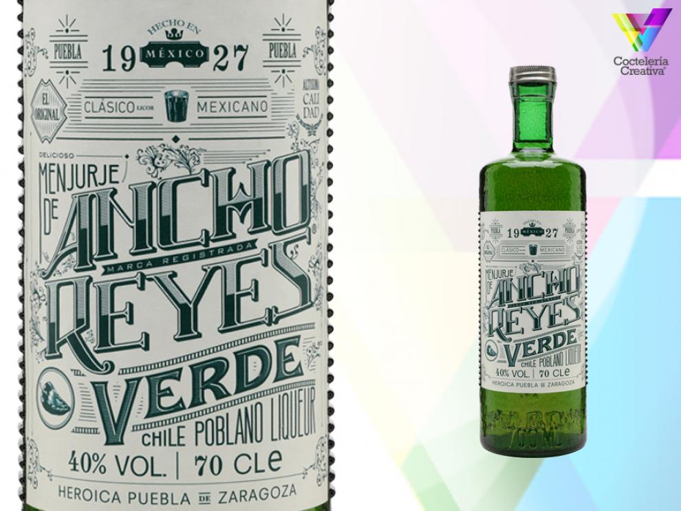 imagen botella Ancho Reyes Verde