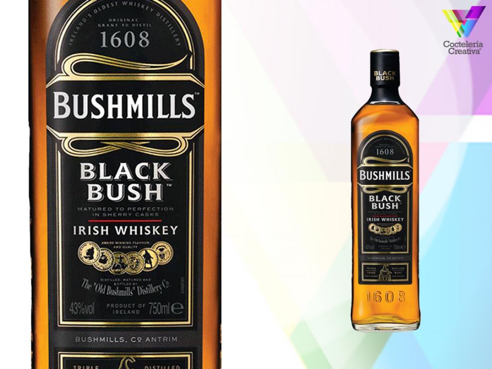 bushmills black bush irish whiskey imagen de la botella de bushmills black bush irish whiskey