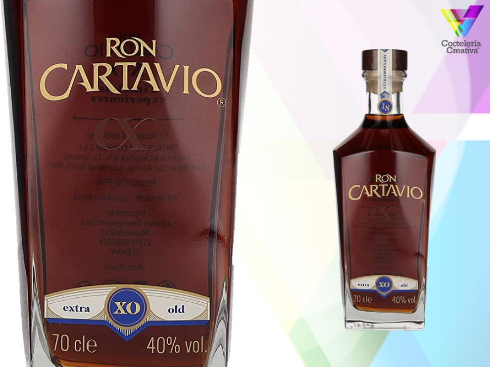 Imagen de la botella de ron Cartavio extra old