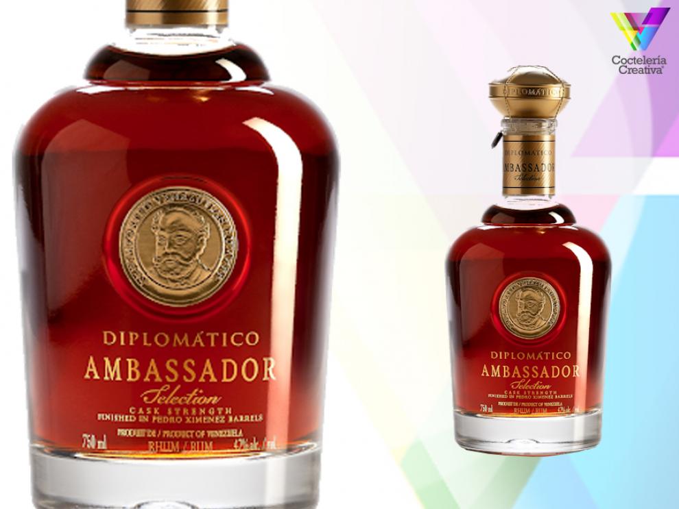 imagen de la botella de ron diplomatico ambassador