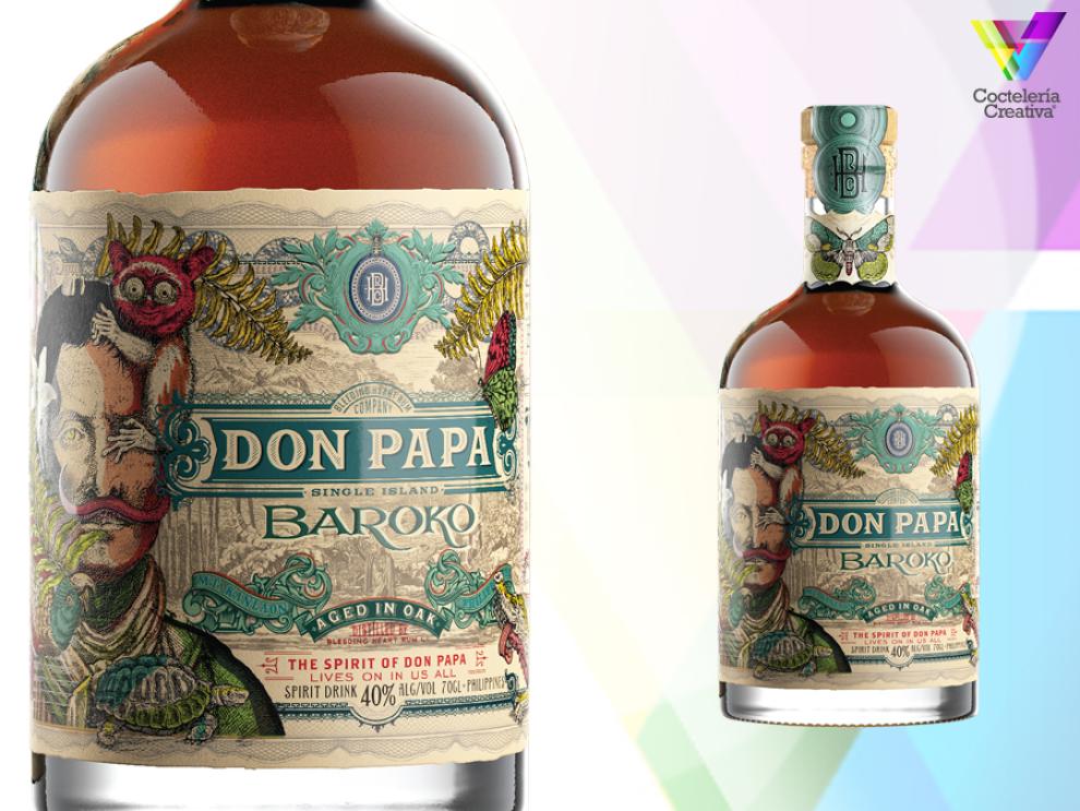 imagen de la botella de ron Don Papa Baroko