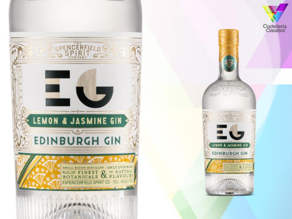 imagen botella Edinburgh Lemon & Jasmine Gin