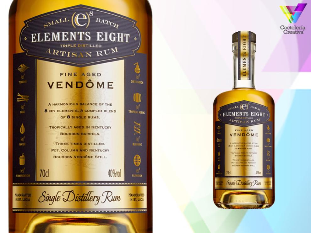 imagen de la botella de elements eight artisan rum