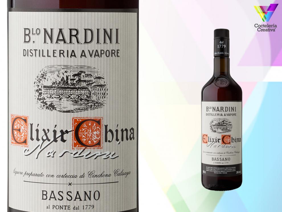 imagen botella y etiqueta Elixir China Nardini