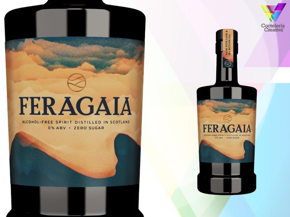 imagen de botella Feragaia destilado sin alcohol