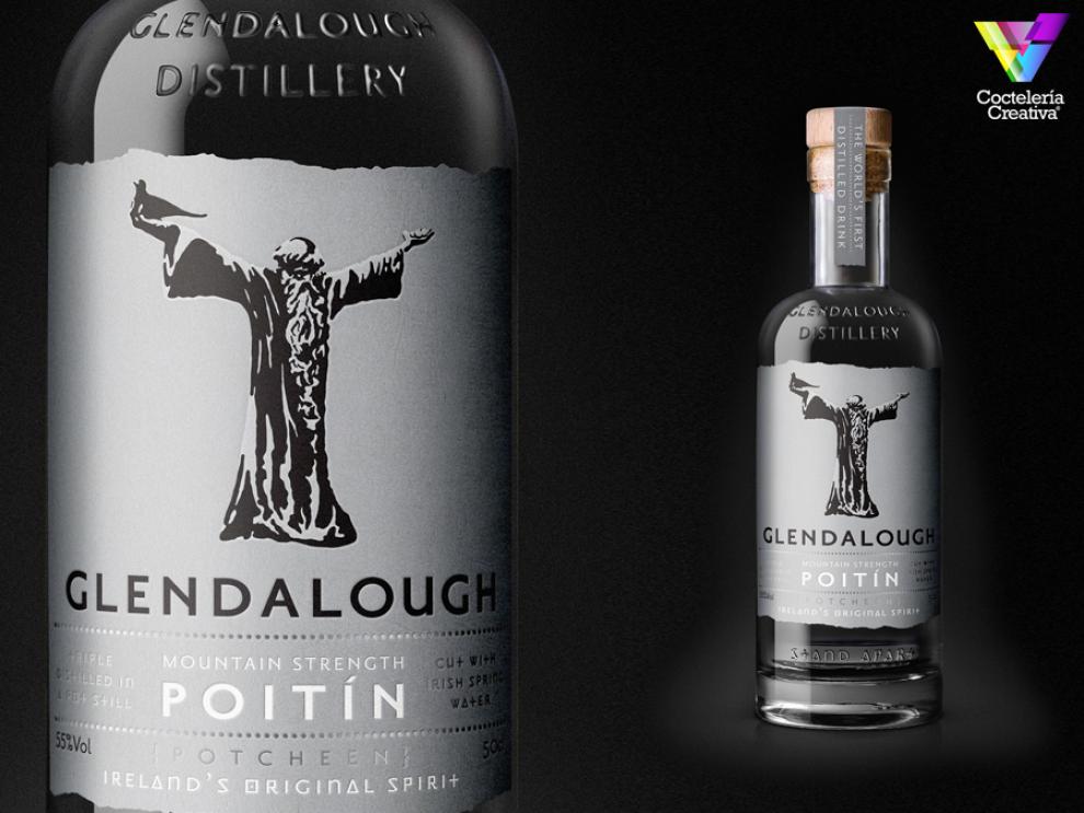 imagen de la botella de glendalough poitin