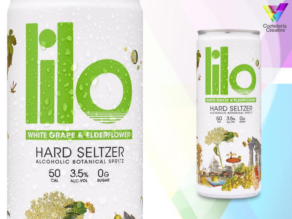 lilo hard seltzer white grape elderflower imagen Lilo White Grape & Elderflower