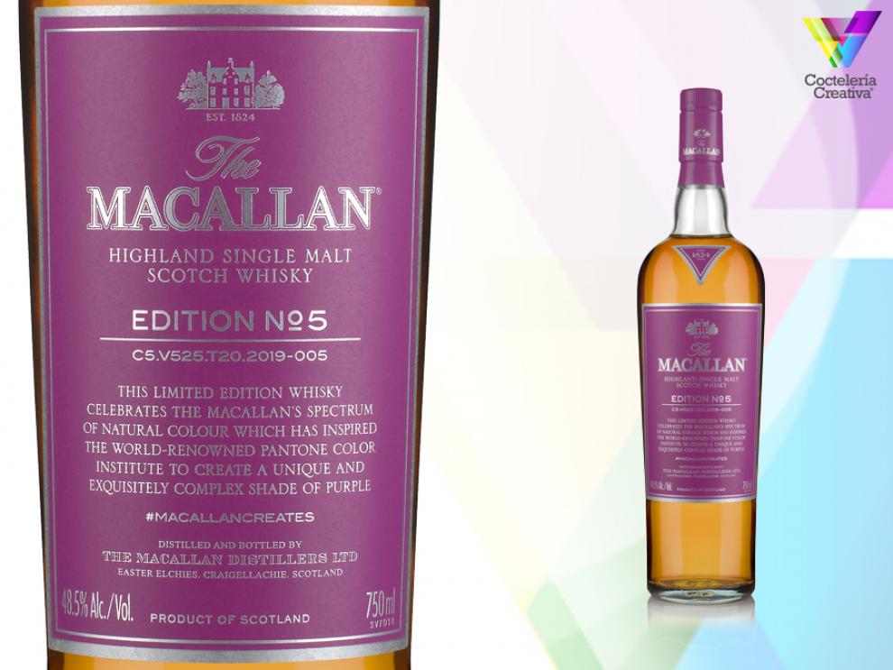 imagen de botella de the macallan no5
