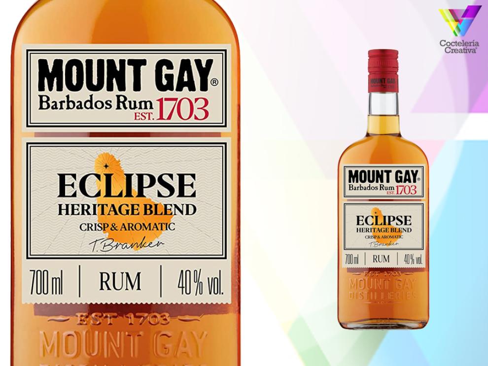 imagen de la botella de ron mount gay barbados eclipse