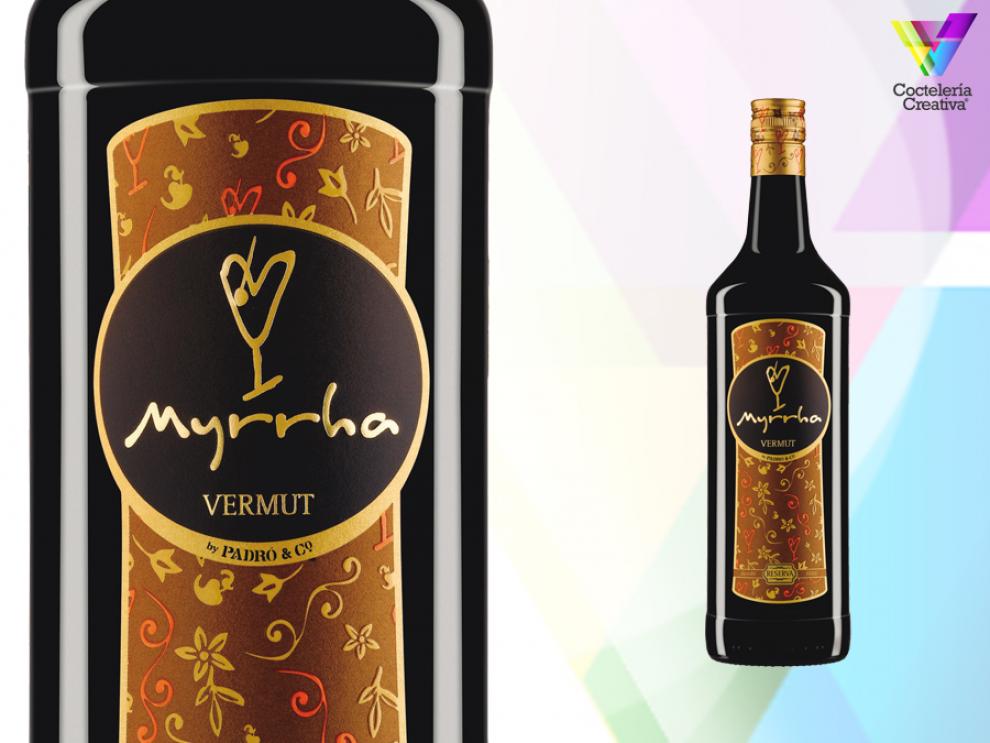 imagen de la botella de myrrha vermut rojo reserva