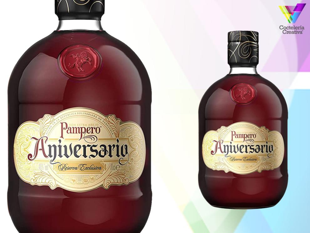 imagen de la botella de ron pampero aniversario reserva exclusiva