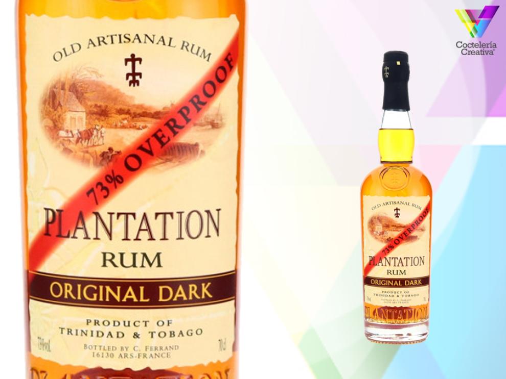 imagen de la botella de ron plantation original dark 73 % overproof rum