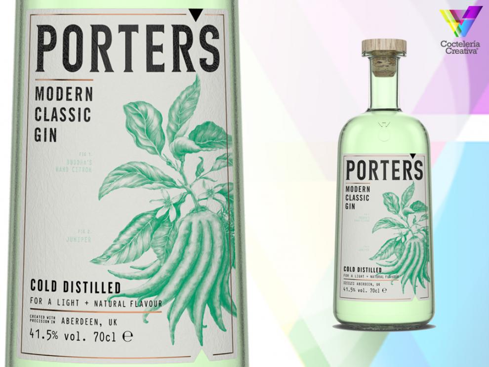 imagen botella Porter's Modern Classic Gin