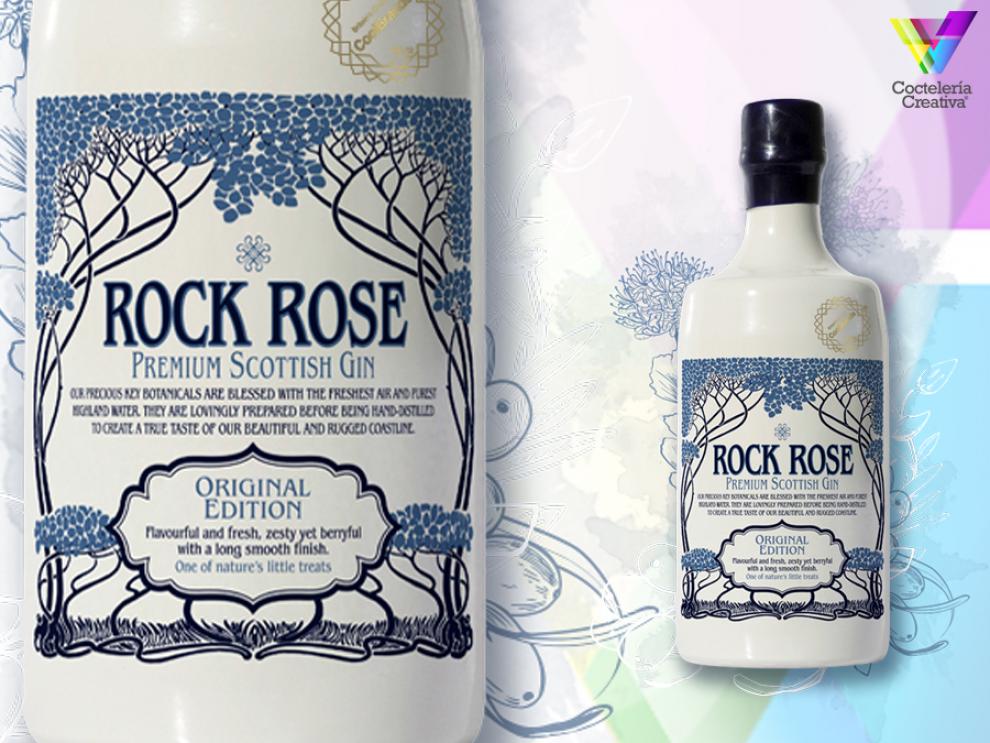 imagen botella Rock Rose Gin