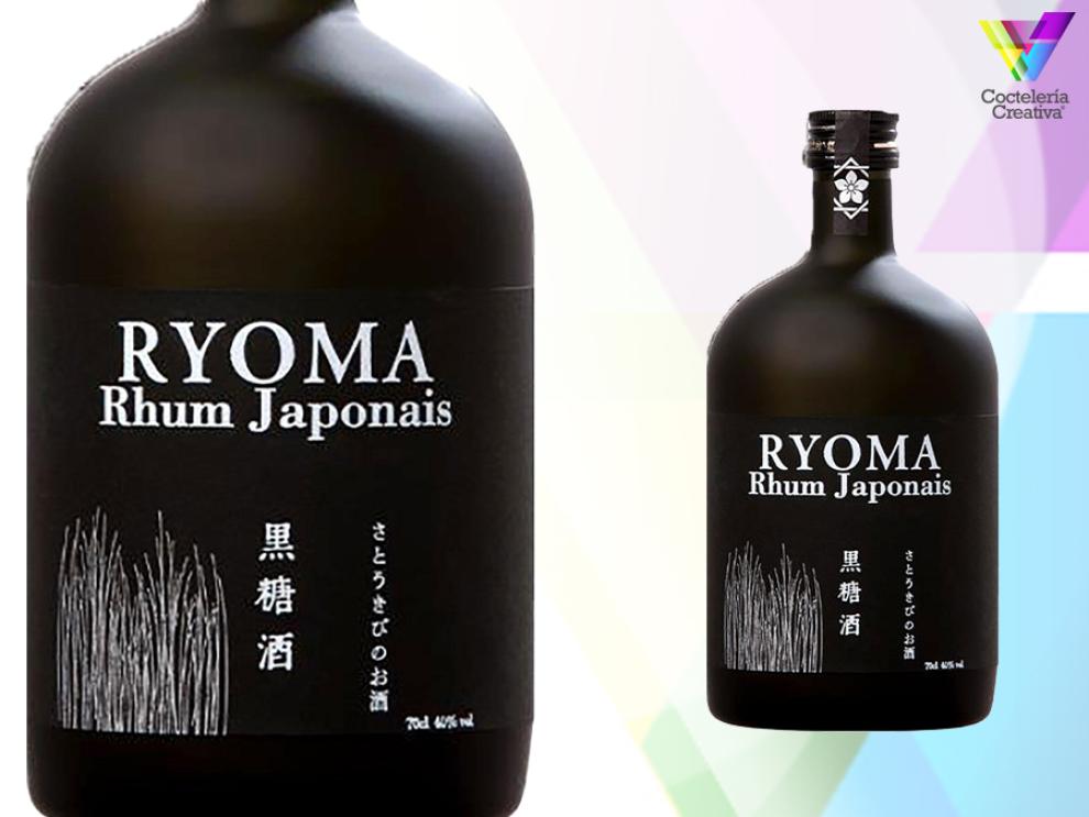 imagen de la botella de ron ryoma de japon