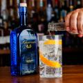 imagen botella y copa Gin Tonic con Bluecoat Gin