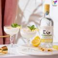 Imagen cócteles Lemon & Jasmine Sorbetto con botella Edinburgh Gin