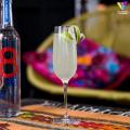 imagen cóctel Mexican 55 con Tequila Ocho Blanco